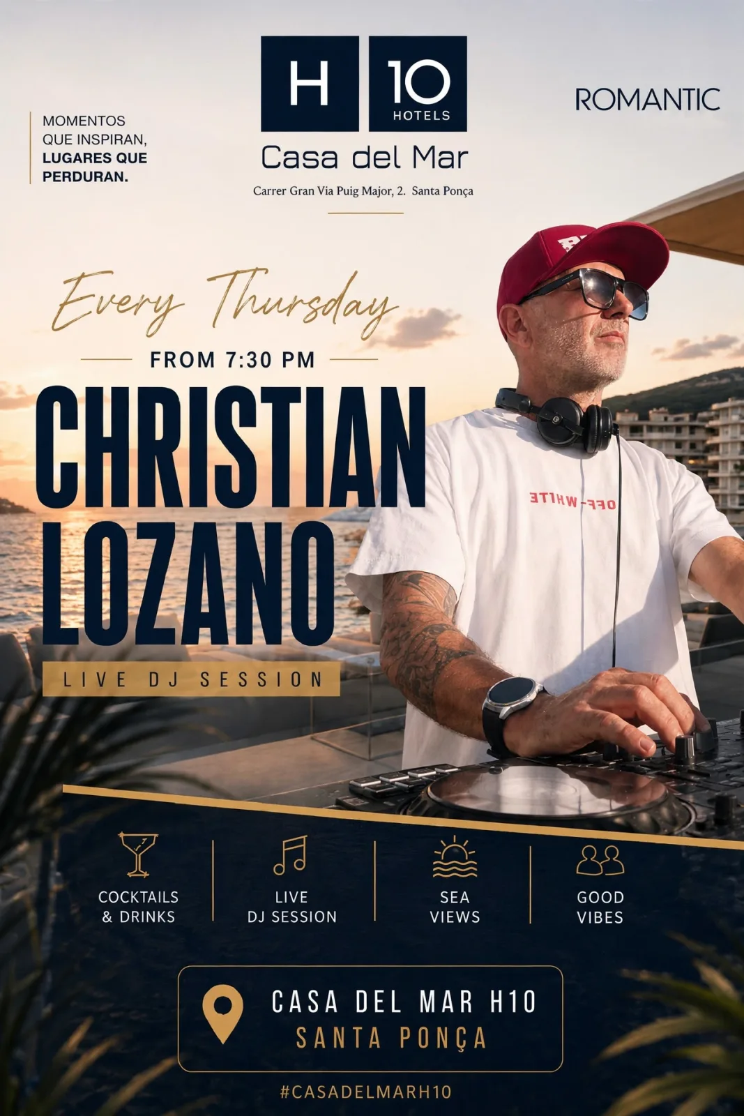 CHRISTIAN LOZANO - H10 LIVE DJ SESSION EVERY THURSDAY