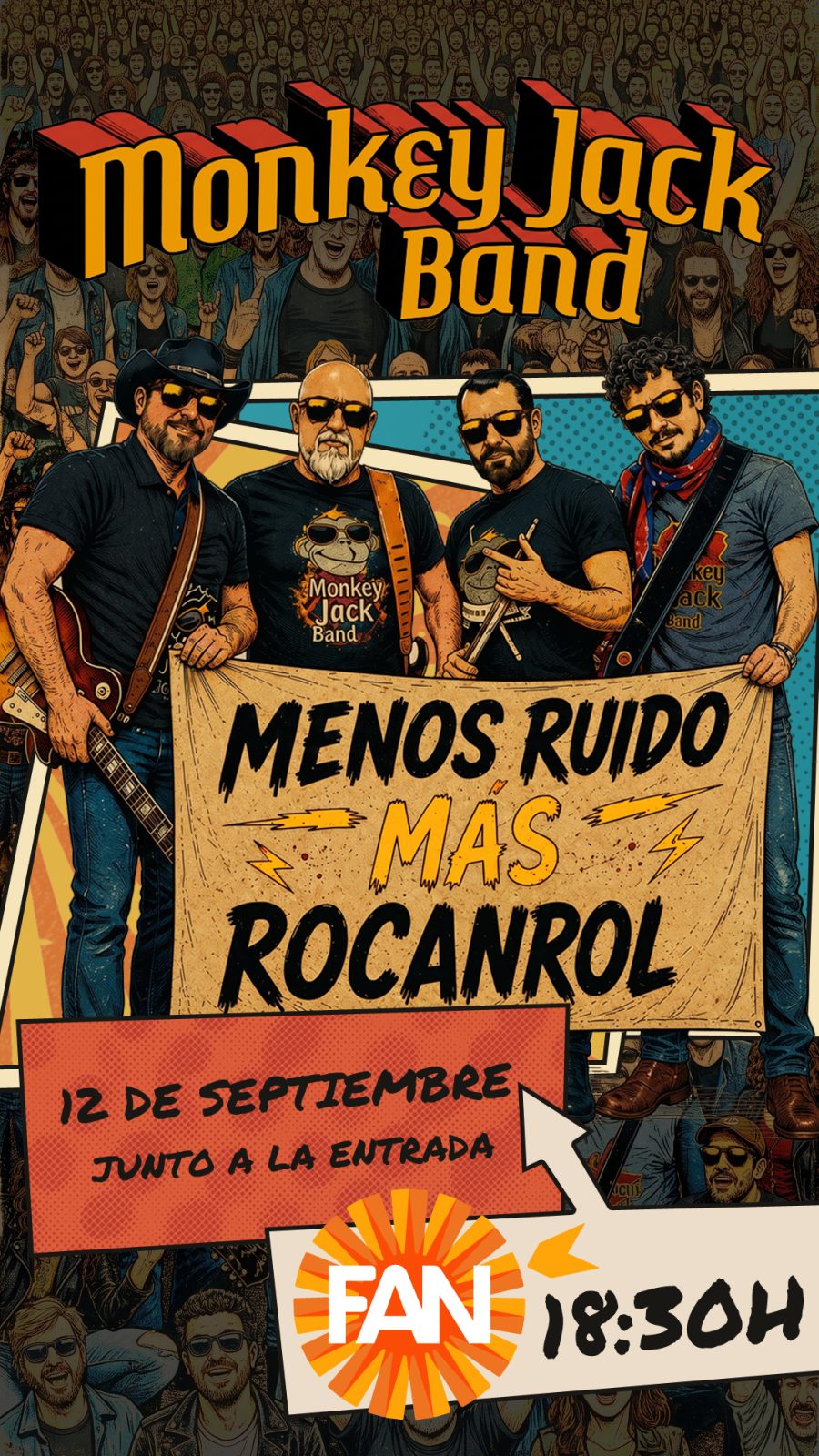 Monkey Jack Band en FAN Mallorca Shopping
