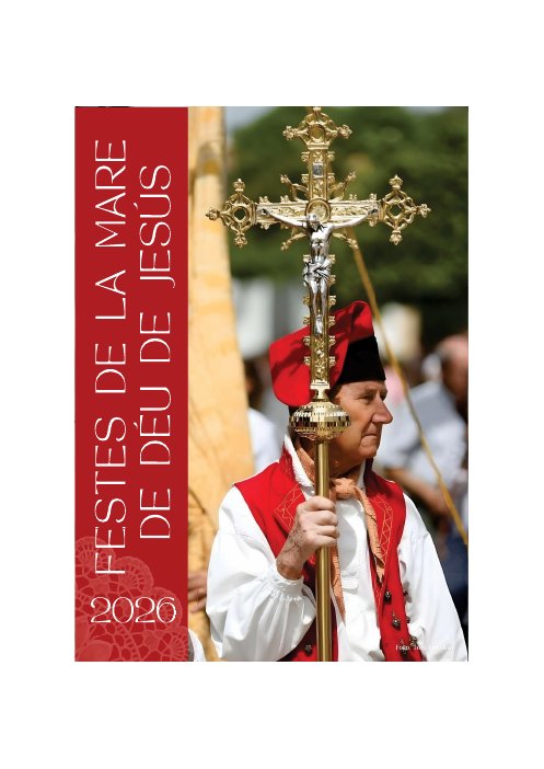 Cartel de Fiestas de la Mare de Déu de Jesús 2026