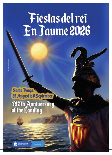 Cartel de Fiestas del Rey En Jaime 2026